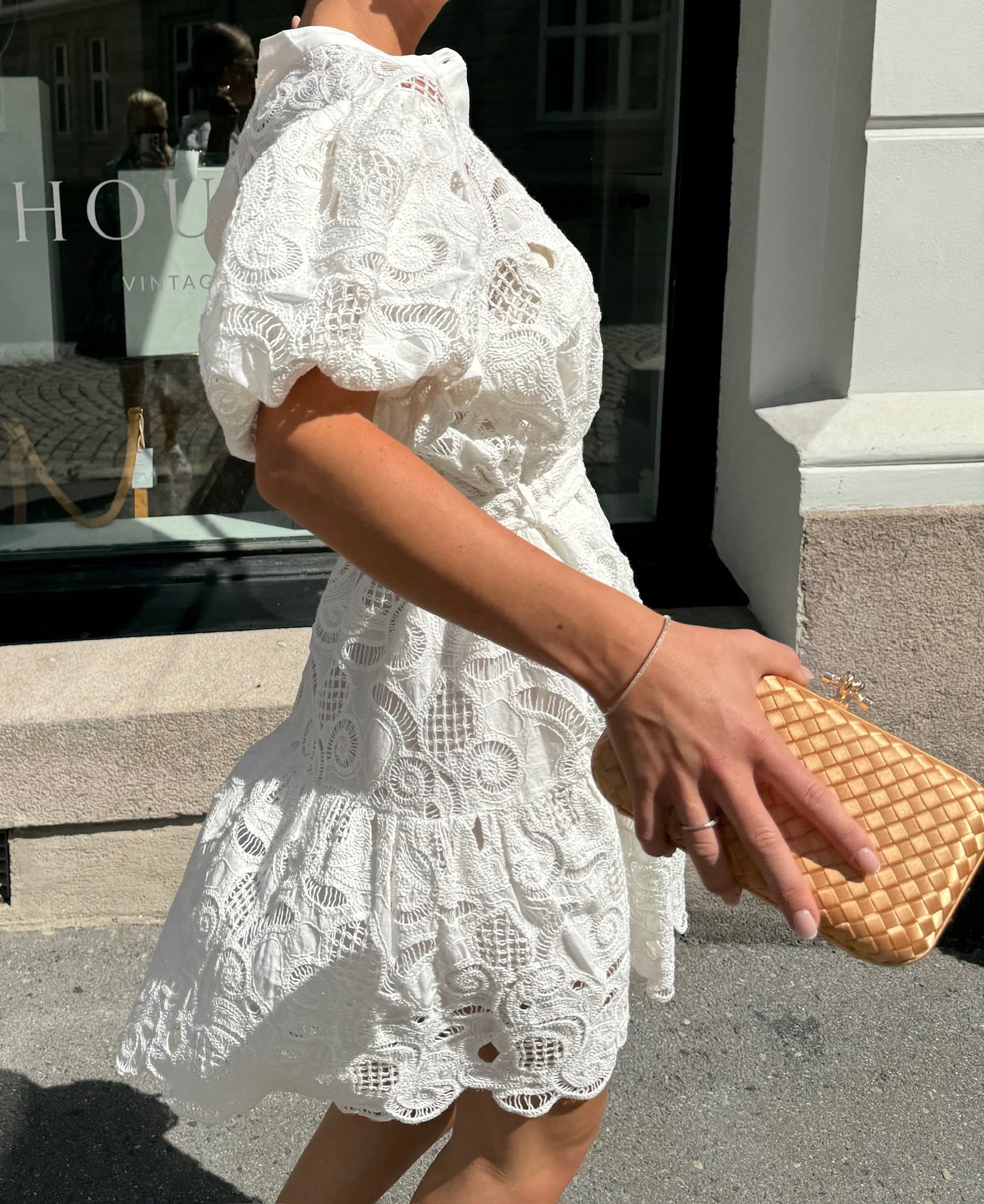 YASSANA Short Dress - Star White